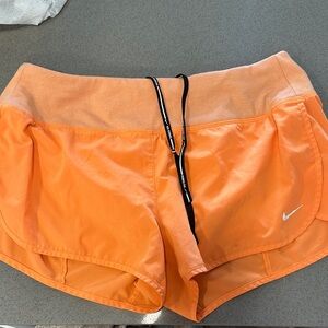 Nike Women's Bright Orange Athletic Shorts